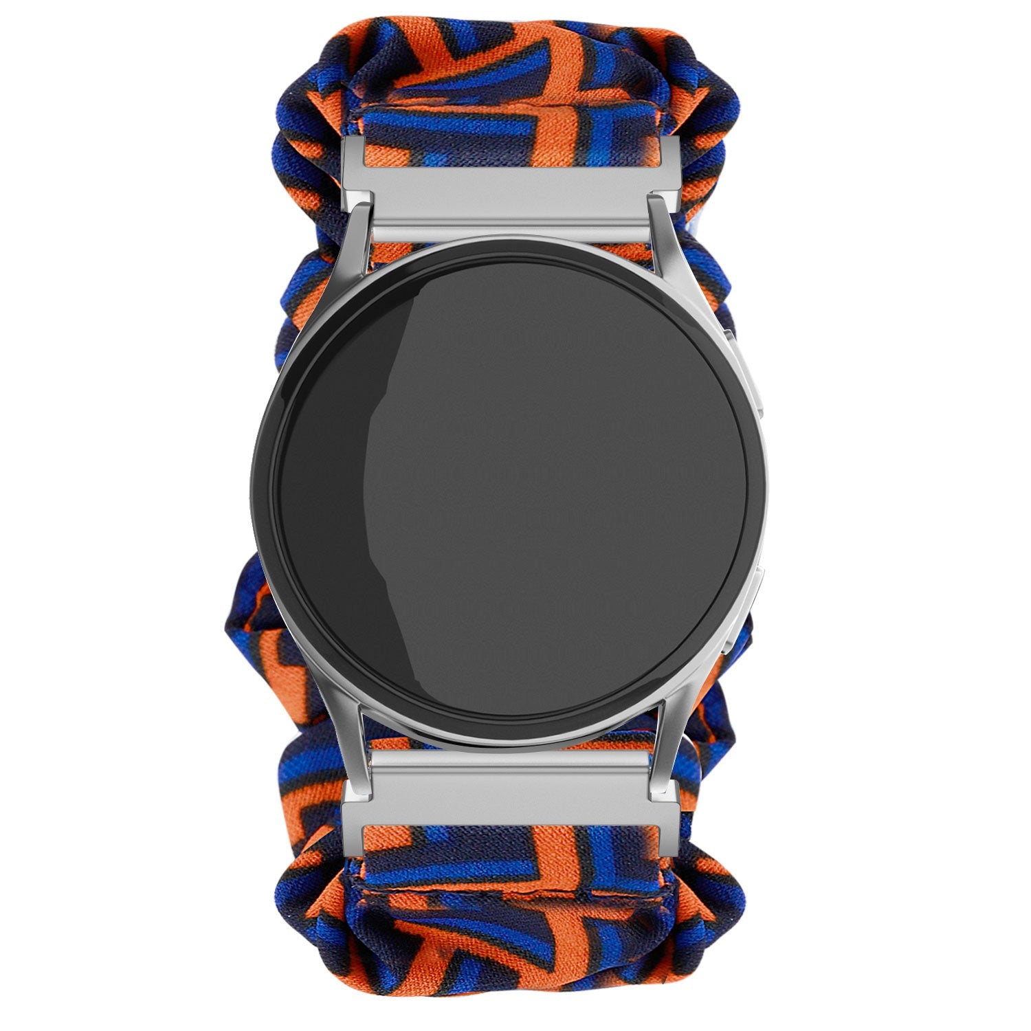 Correa Scrunchie Samsung Galaxy Watch 4 Classic 46mm (negro/naranja/azul)