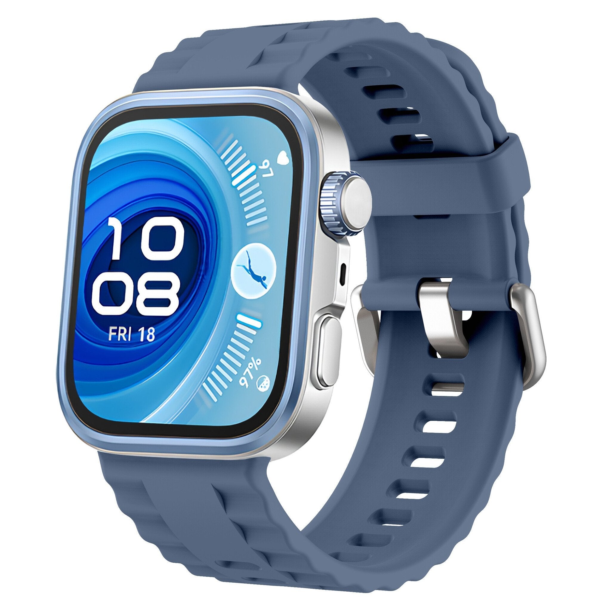 Correa silicona Classic Huawei Watch Fit 4 Pro (azul)