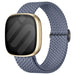Fitbit Versa 4 verstelbaar geweven bandje (grijsblauw)