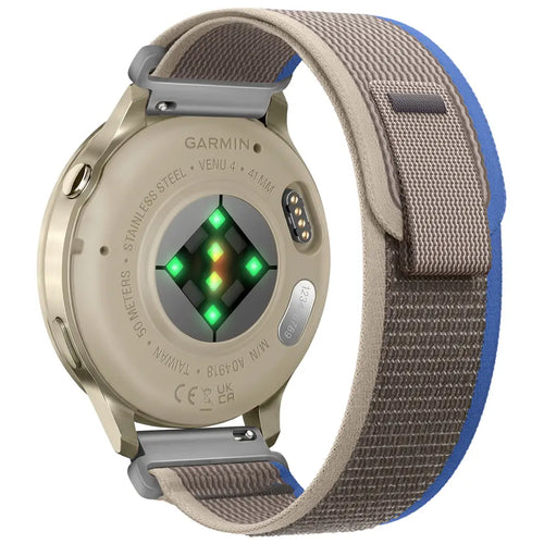 Correa nylon trail Garmin Vivomove Style (gris/azul)