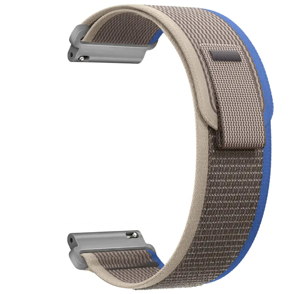 Correa nylon trail Garmin Vivomove Sport (gris/azul)