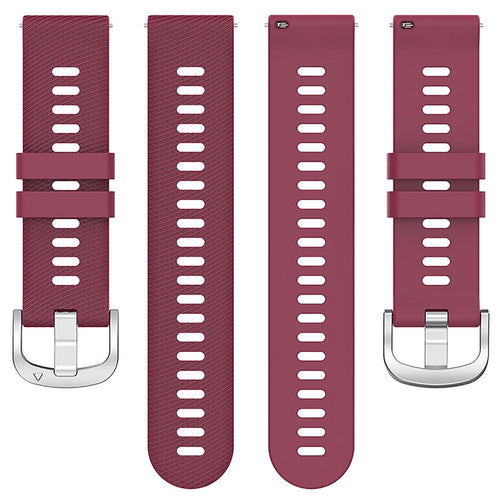 Coros Pace Pro Silikonarmband (Weinrot)