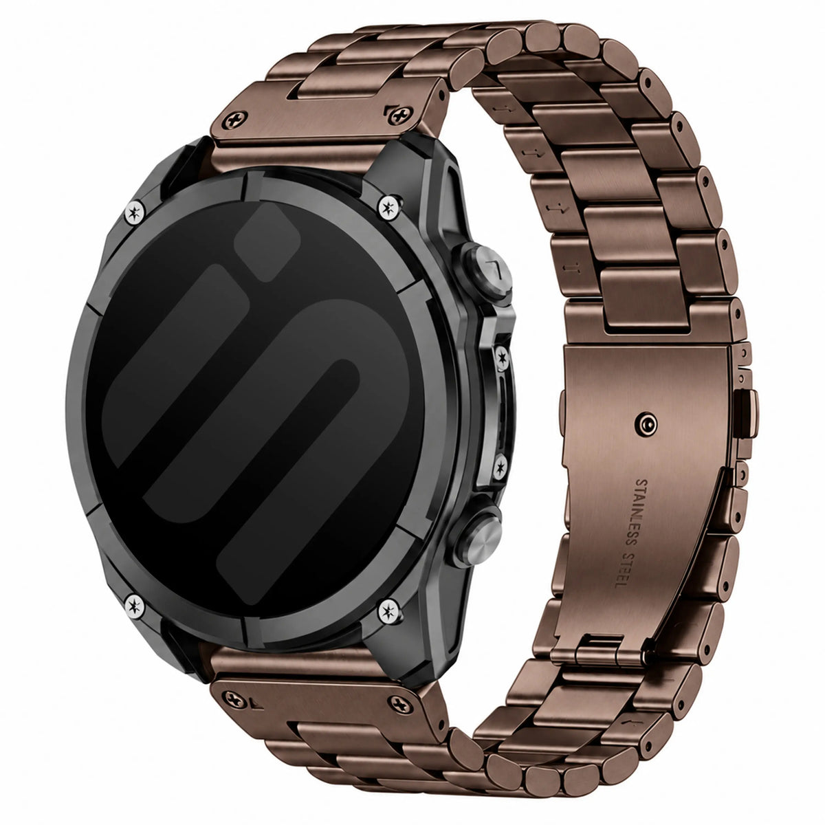 Correa acero premium Garmin Approach S72 - 47mm (bronce)