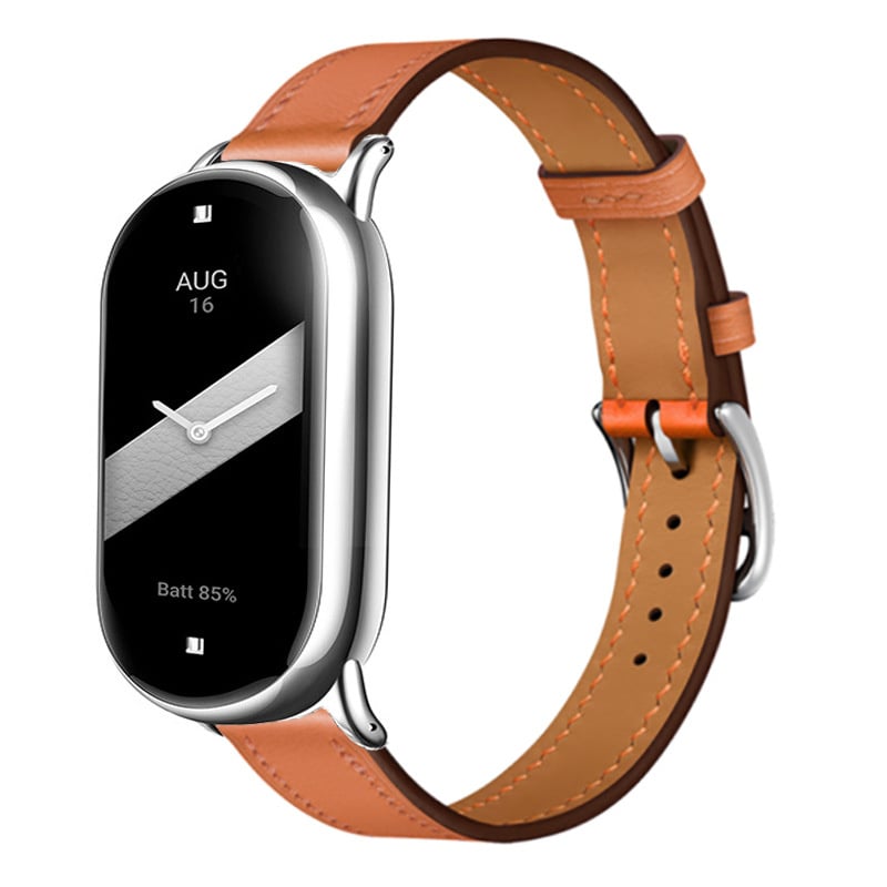 Correa cuero Xiaomi Smart Band 9 (marrón)