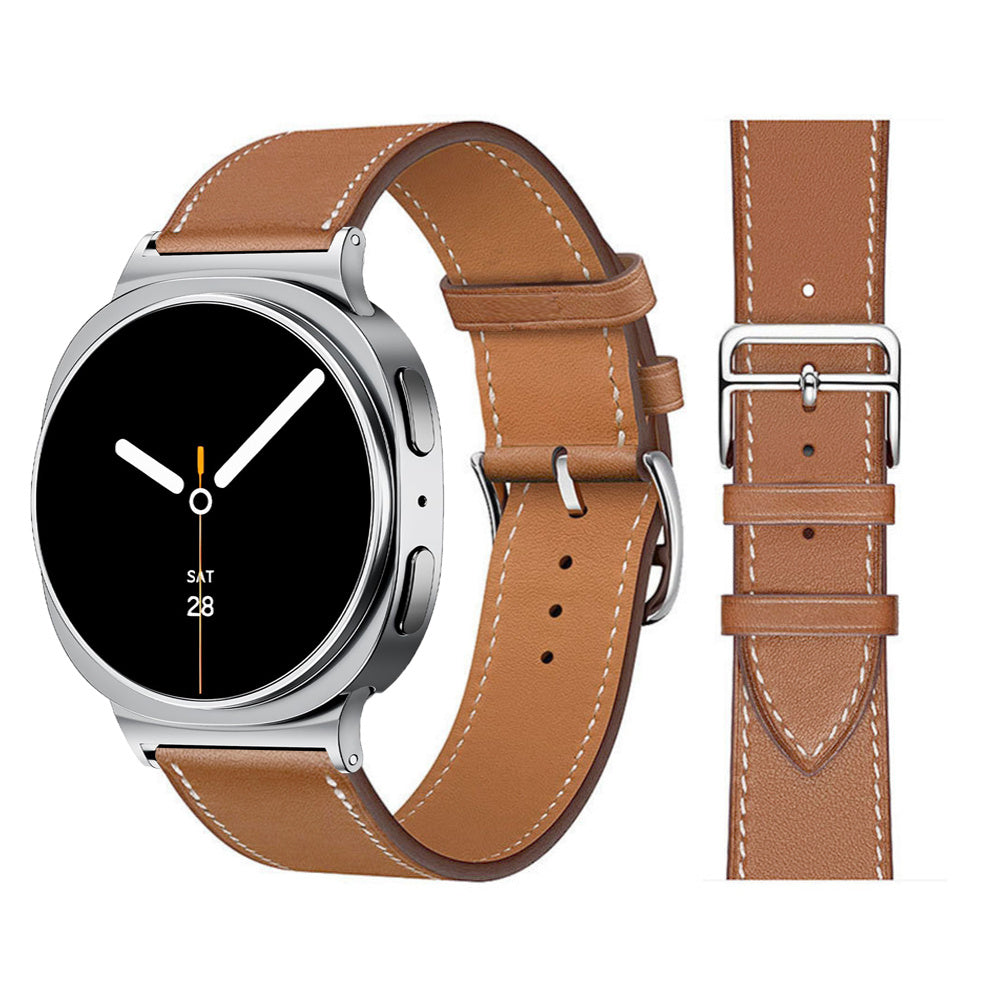 Samsung Galaxy Watch 8 Classic Classic Leather Strap (Brown)