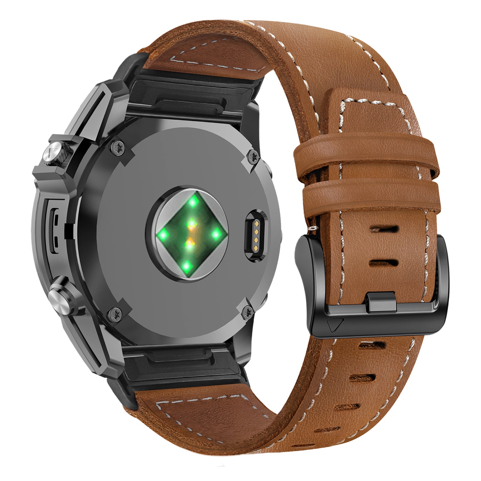 Garmin Enduro 1 / 2 / 3 Premium Leather Strap (Brown)