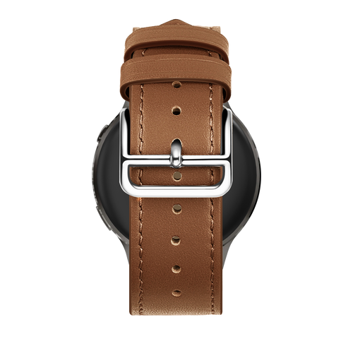 Bandz universeel 18mm lederen band 'Deluxe' (bruin)
