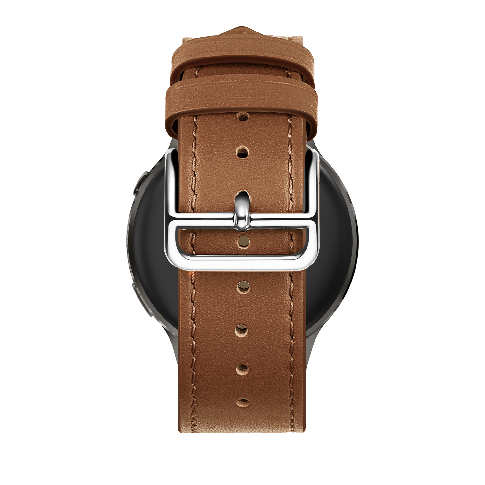 Bandz universeel 18mm lederen band 'Deluxe' (bruin)
