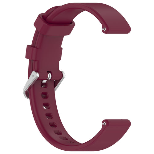 Garmin Lily 2 siliconen classic bandje (wijnrood)