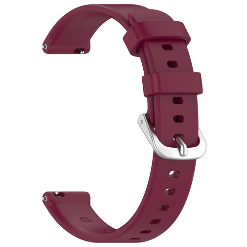 Garmin Lily 2 siliconen classic bandje (wijnrood)