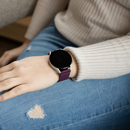 Correa milanesa Samsung Galaxy Watch 6 Classic 47mm (morado)