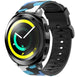 Samsung Gear Sport Camouflage Armband (Blau)