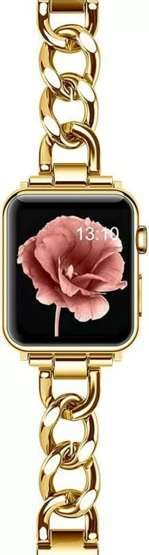 Apple Watch Steel Chain Strap (Gold)