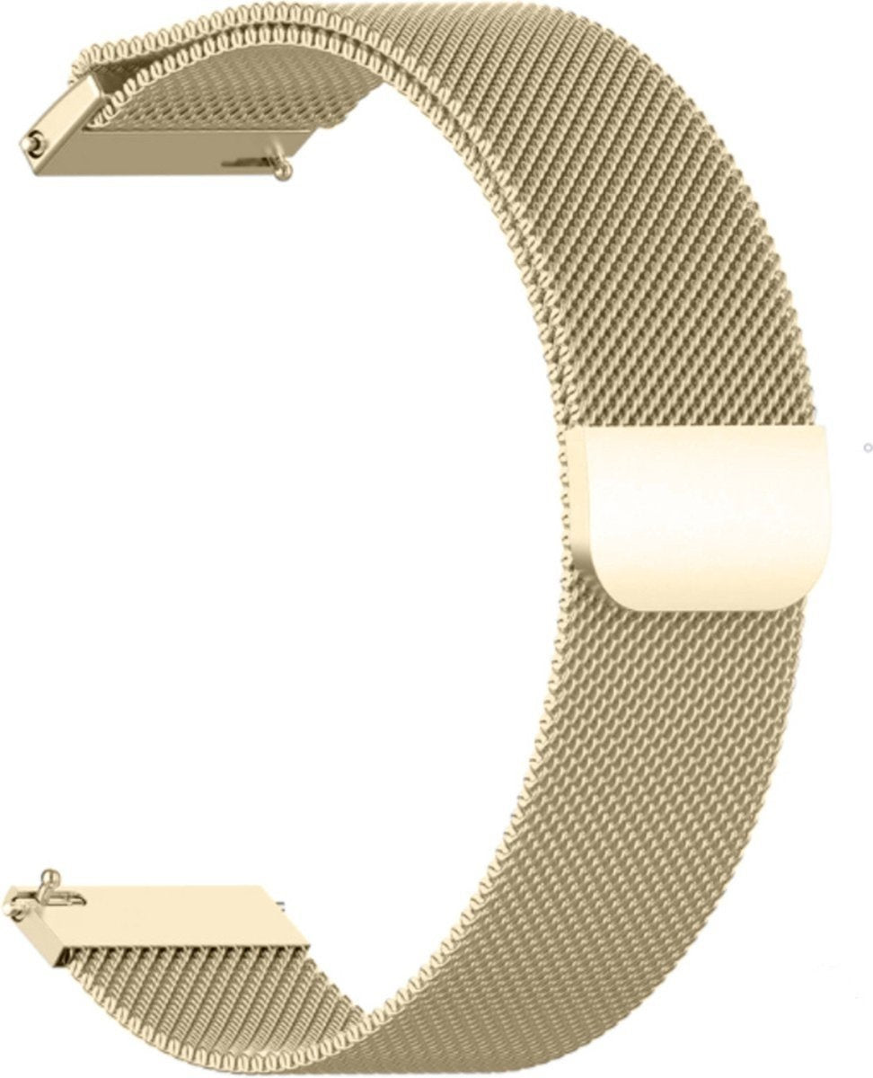 Correa reloj milanesa 20mm - universal (champán)