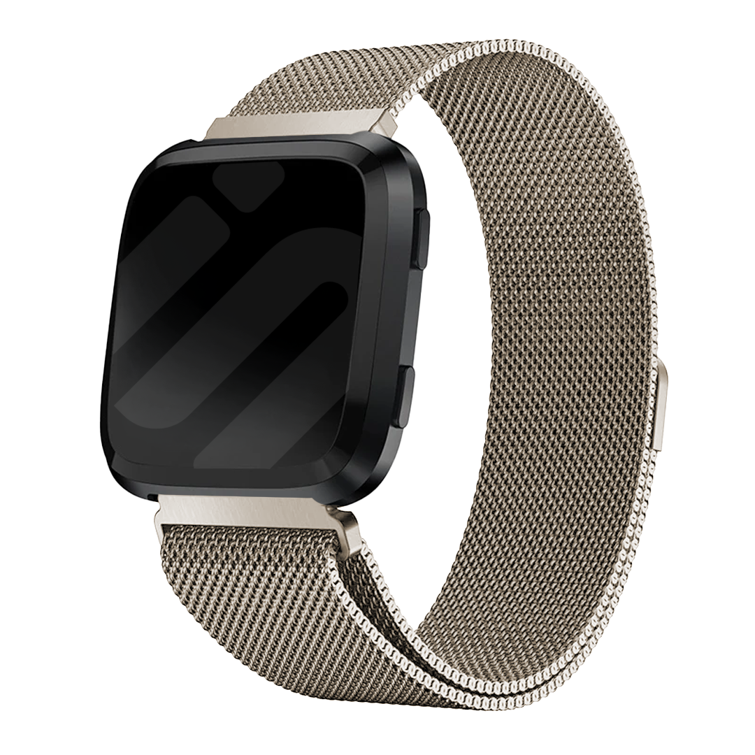 Fitbit Versa / Versa 2 Milanese-Armband (Sekt)