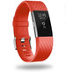 Fitbit Charge 2 Diamond Silicone Strap (Red)