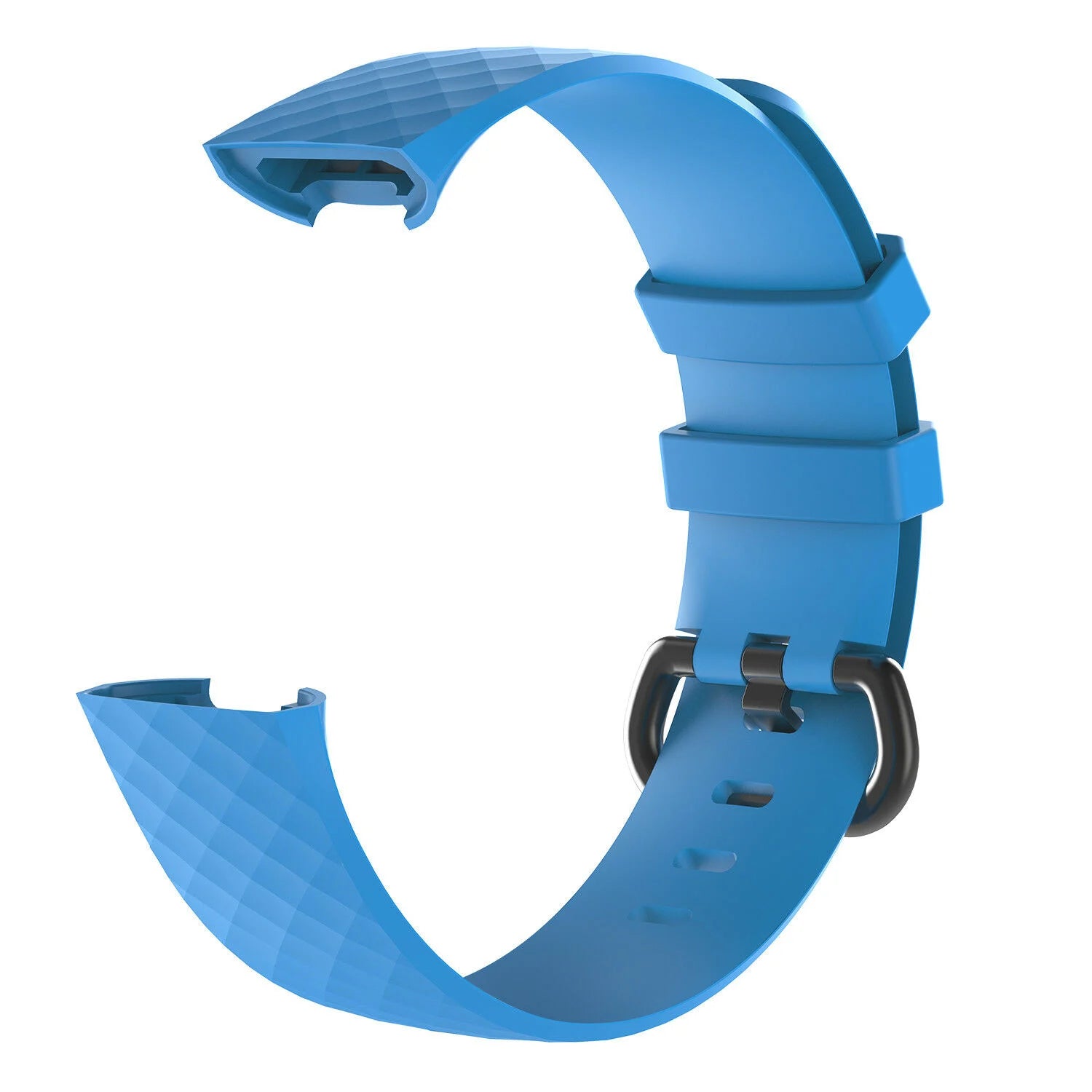 Fitbit Charge 4 Silikonarmband (Hellblau)