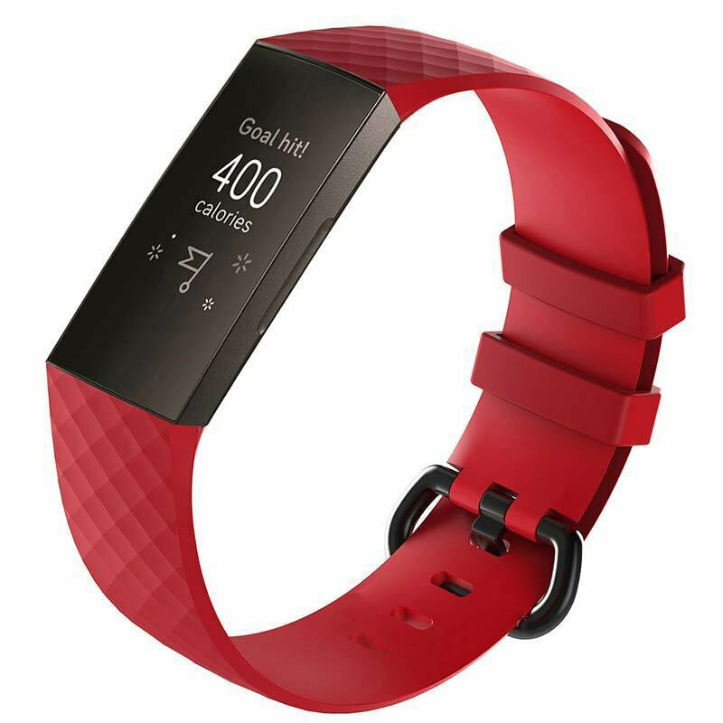 Fitbit Charge 4 Silikonarmband (Rot)