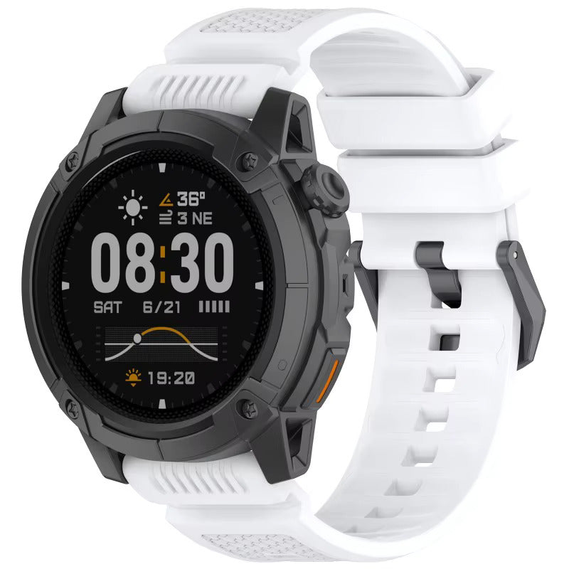 Coros Apex 4 - 46mm Silicone Strap (White)