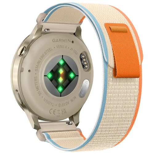 Correa nylon trail Garmin Vivomove Style (creme)