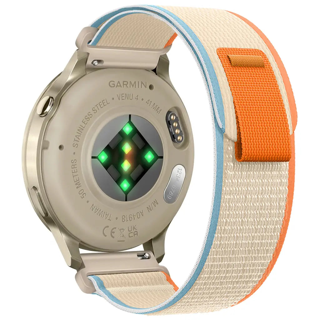 Correa nylon trail Garmin Vivomove Sport (creme)