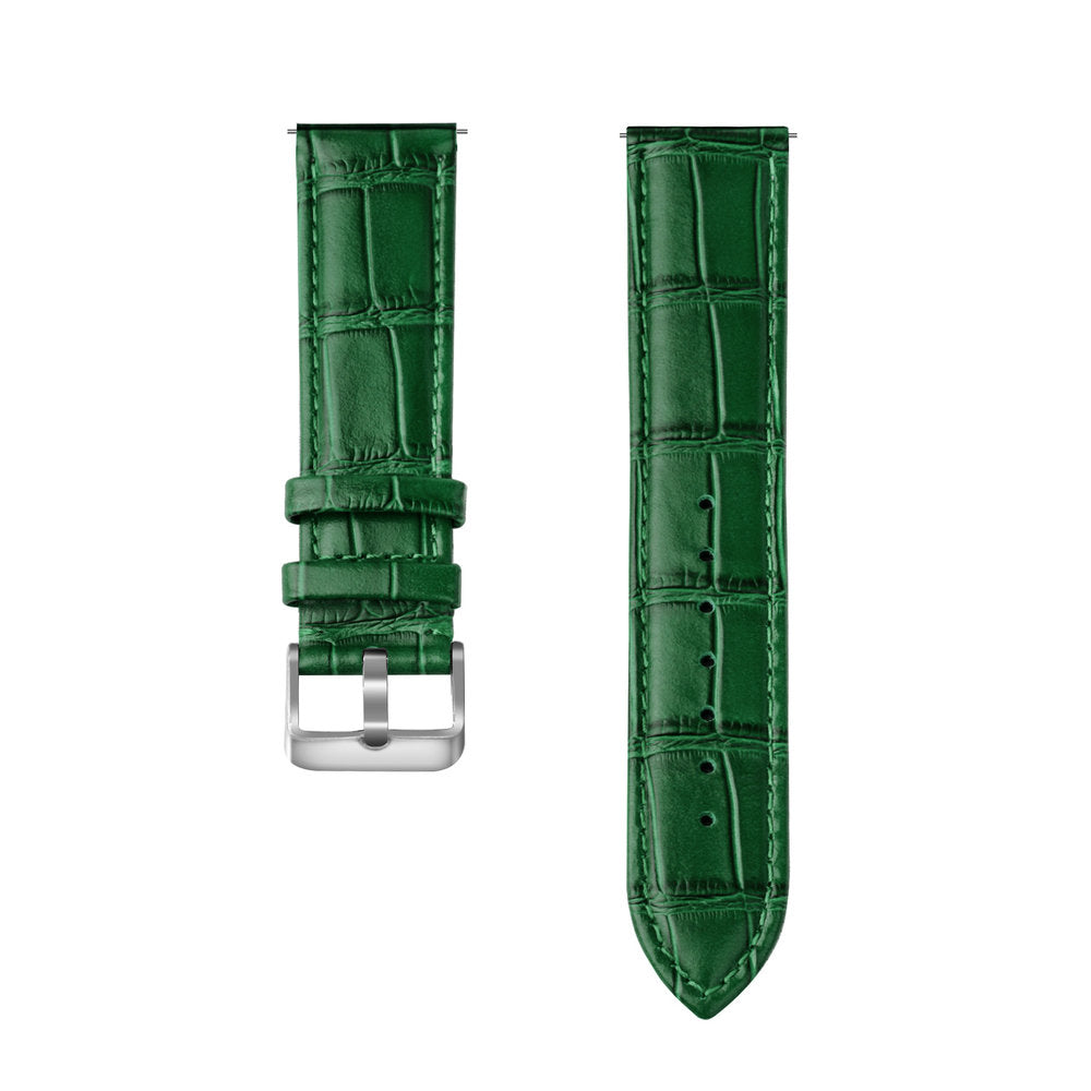 Coros Apex 2 Pro Leather Crocodile Grain Strap (Green)