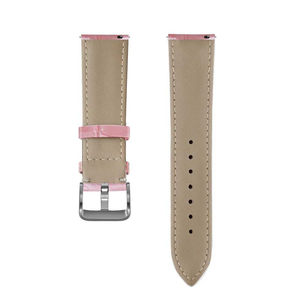 Amazfit Bip U (Pro) Crocodile Leather Grain Strap (Pink)