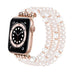 Correa cristal con cuentas Apple Watch (rosa)