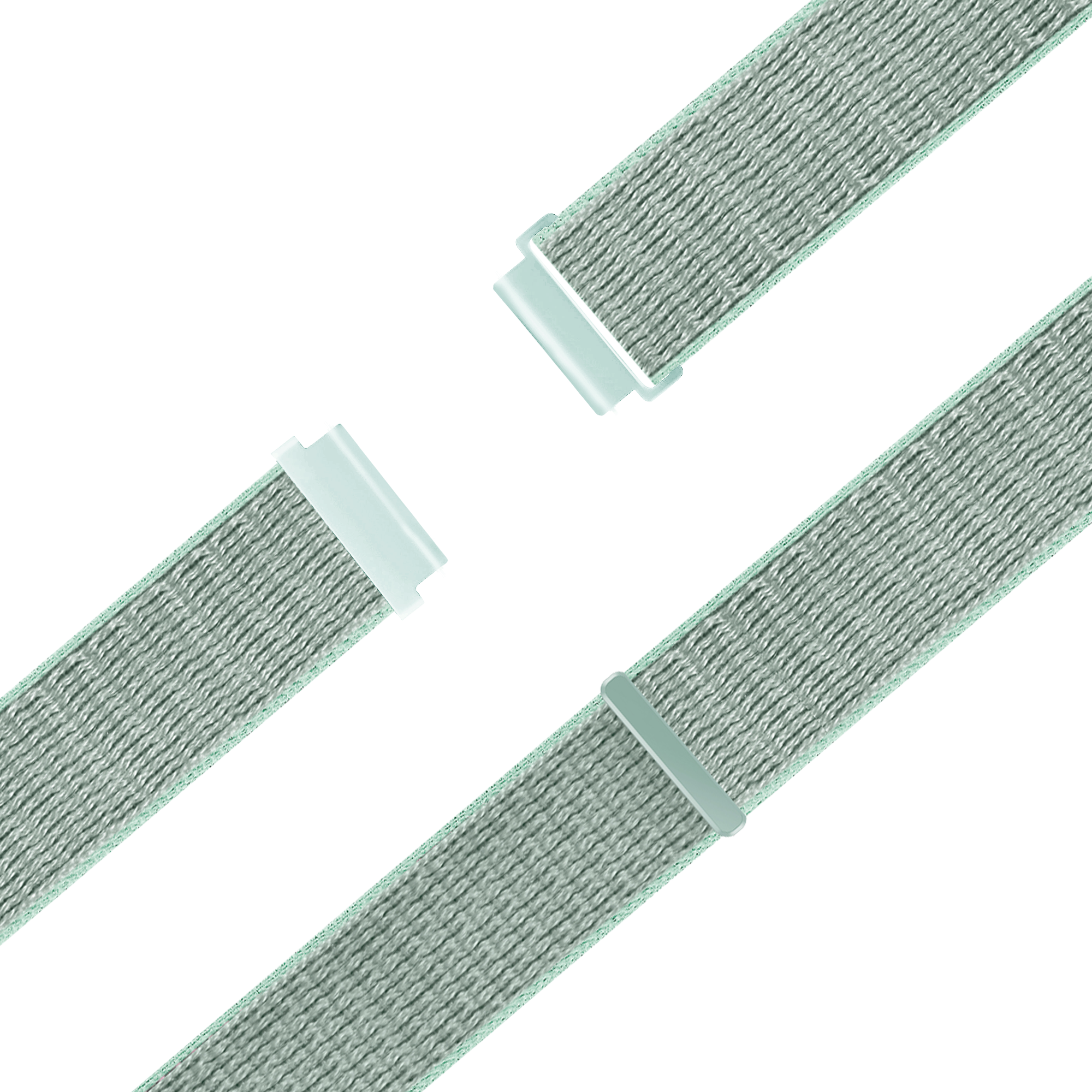 Bandz Garmin Vivoactive 4s nylon loop band (licht cyaan)