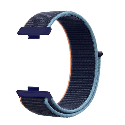 Huawei Watch Fit 4 Pro Nylon Classic Strap (Dark Blue)