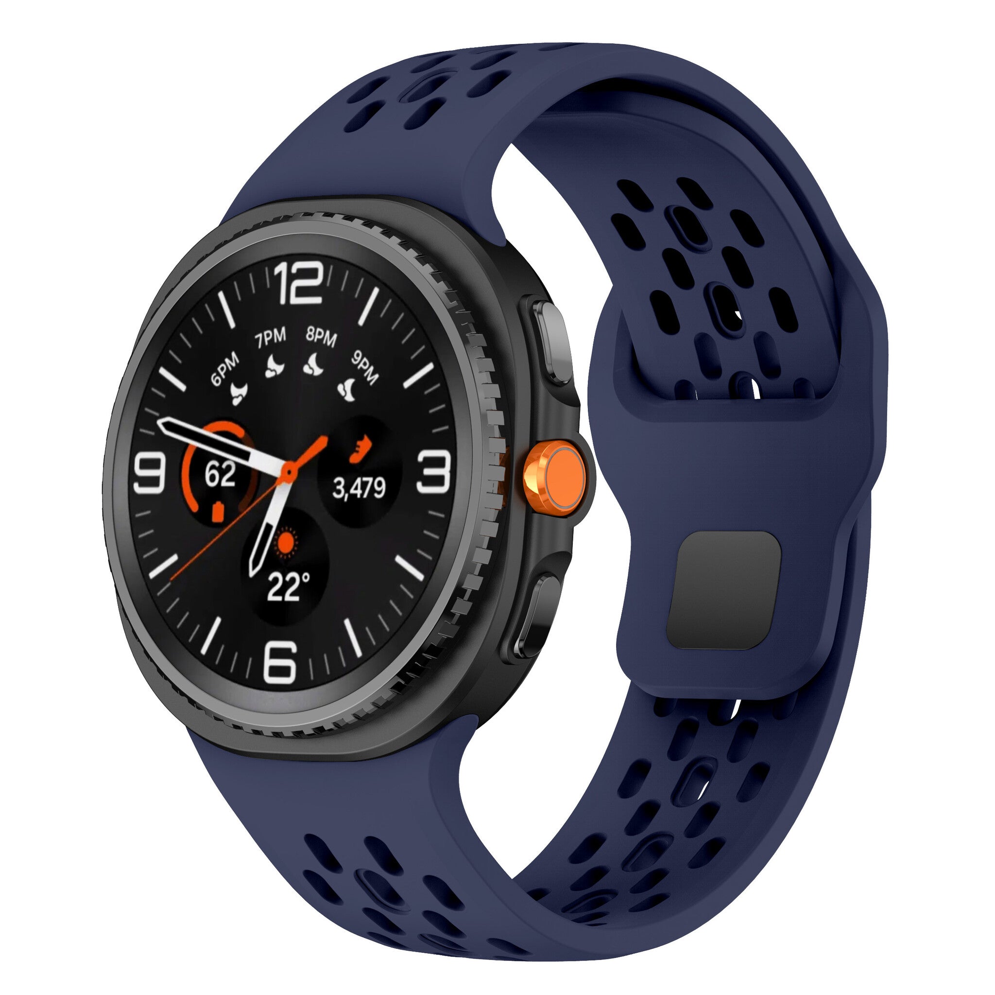 Samsung Galaxy Watch 8 - 40mm Silicone Air Strap (Dark Blue)