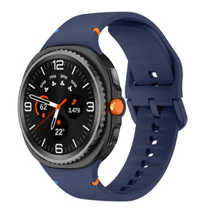 Samsung Galaxy Watch 8 - 40 mm Silikonarmband (dunkelblau)