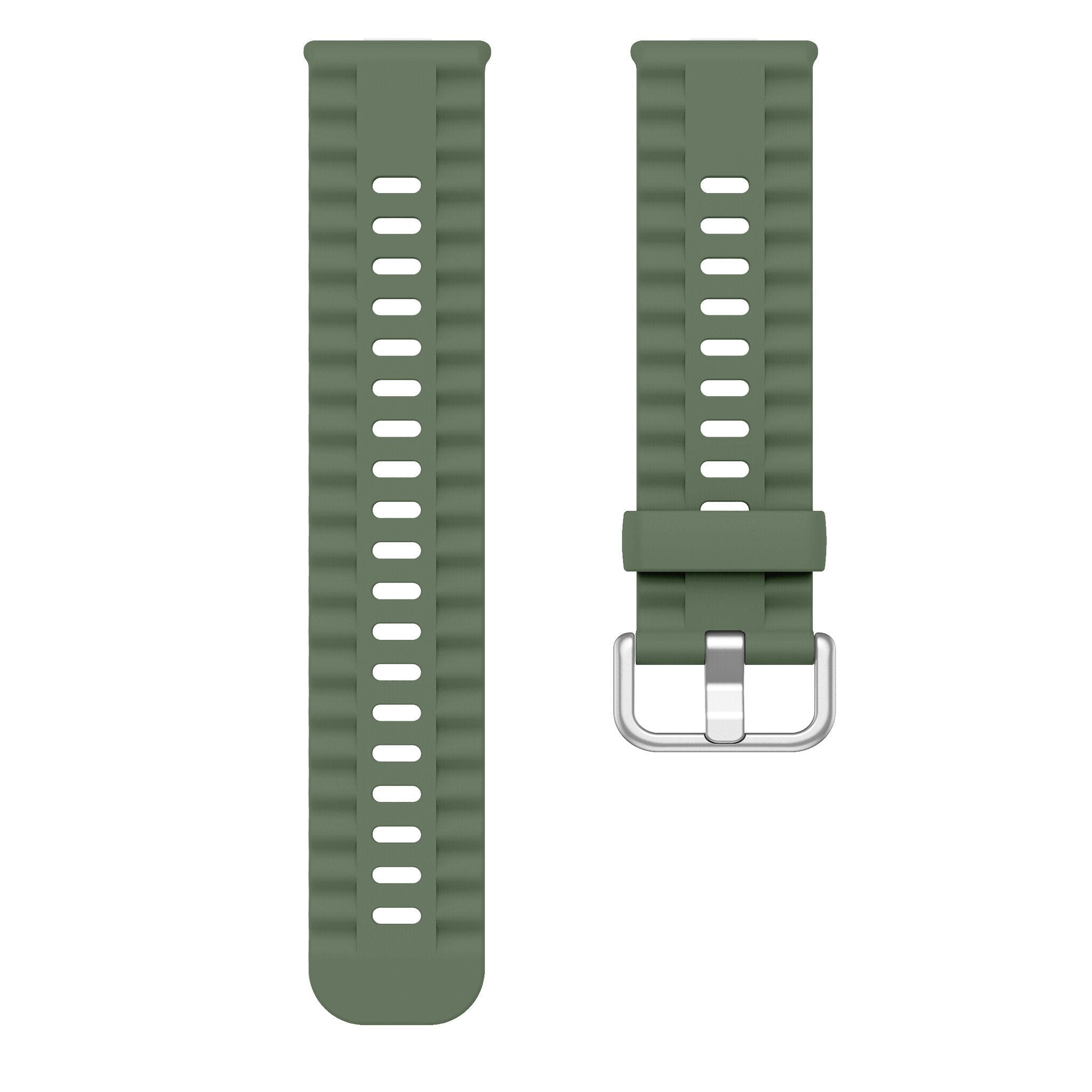 Huawei Watch Fit 3 Silicone Classic Strap (Dark Green)