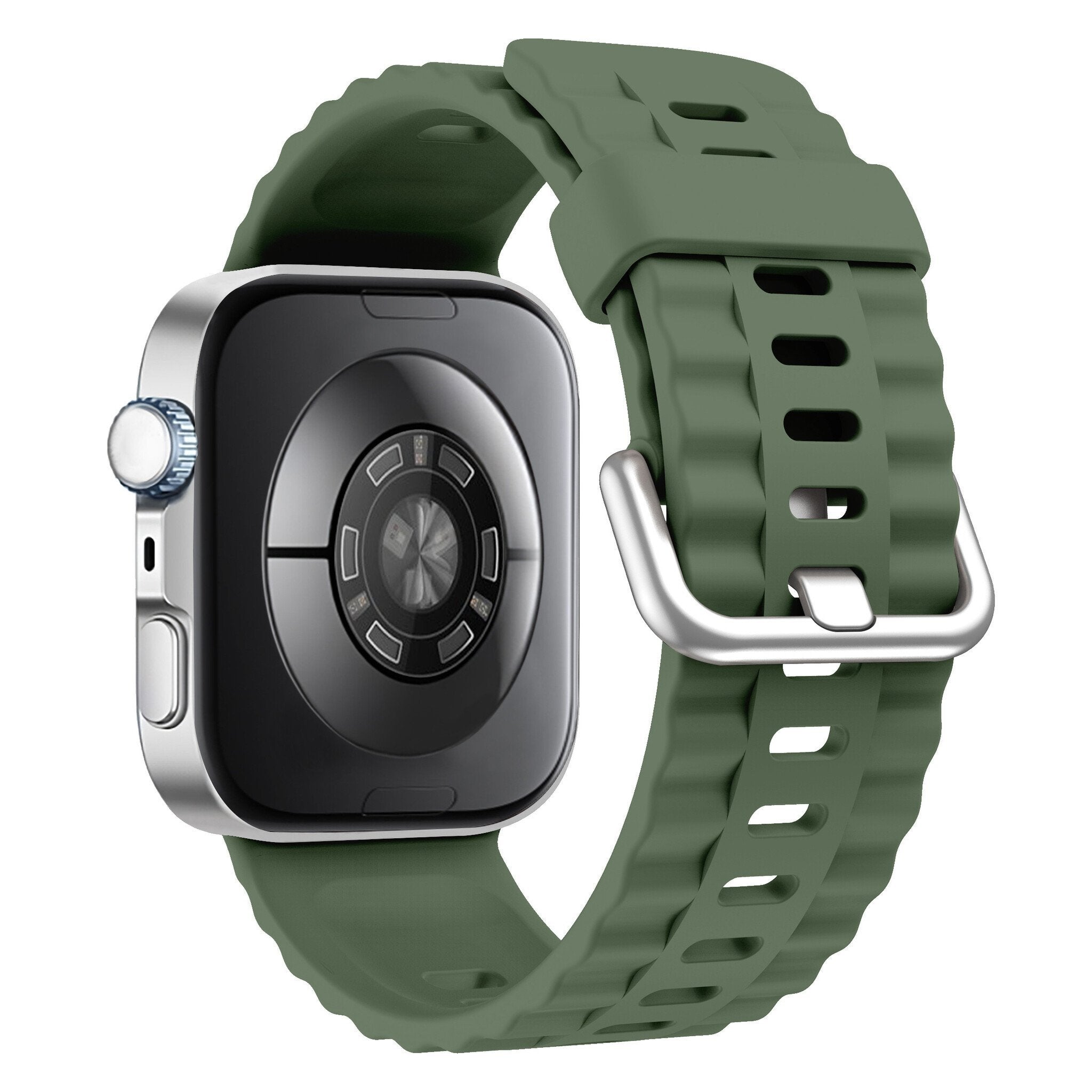 Correa silicona Classic Huawei Watch Fit 4 Pro (verde oscuro)
