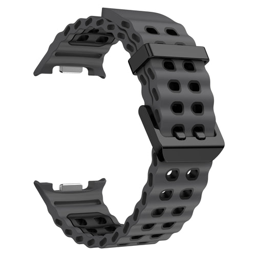 Bracelet Ocean Samsung Galaxy Watch 8 - 40mm (gris foncé/noir)