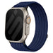 Bracelet nylon ultra fine Apple Watch (bleu azur)