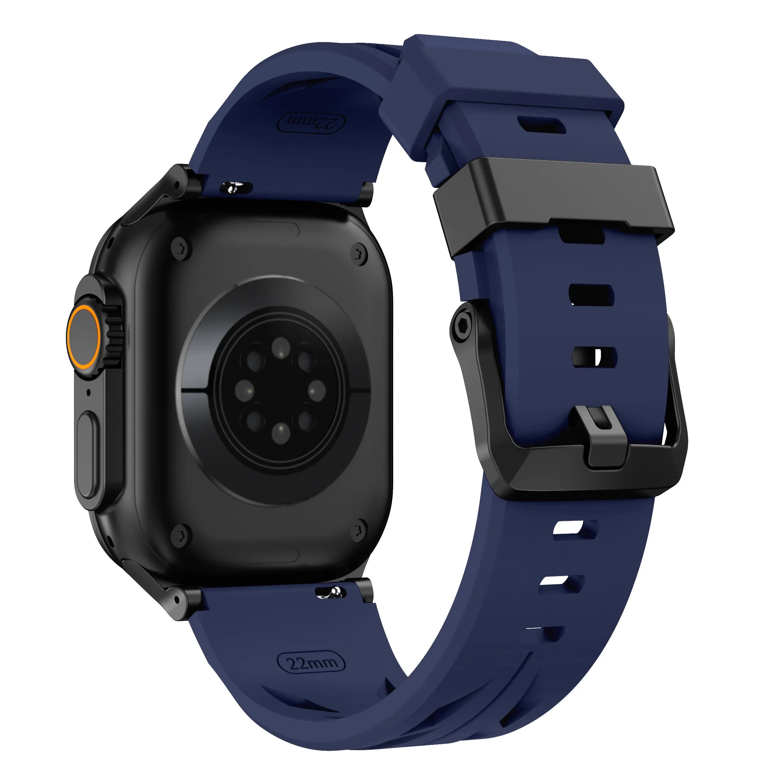 Apple Watch race siliconen band (donkerblauw)