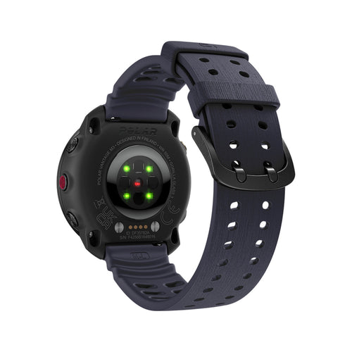 Polar Grit X2 Pro Silicone Grain Strap (Dark Blue)