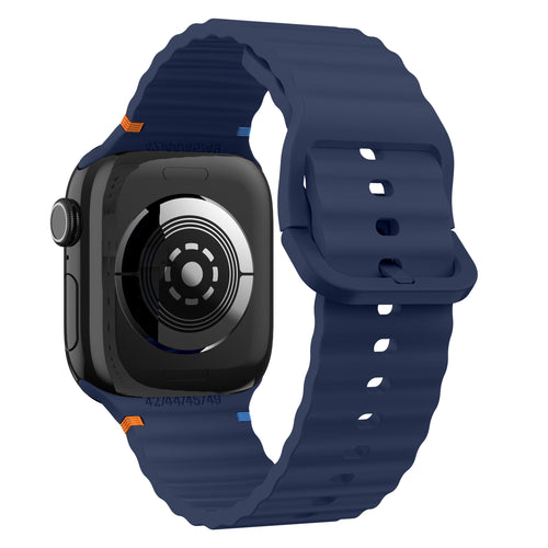 Apple Watch Ultra Wave bandje (donkerblauw)