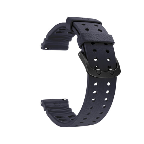 Bracelet silicone grain Polar Street X (bleu foncé)