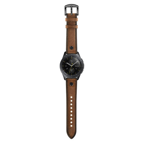 Redmi Watch 5 Active geschroefde leren bandje (donkerbruin)