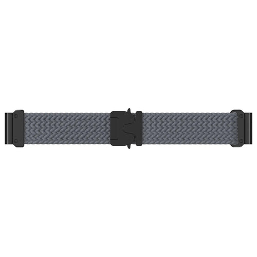 Garmin Epix Gen 2 - 47mm Braided Strap P-Buckle (Dark Grey with Black)
