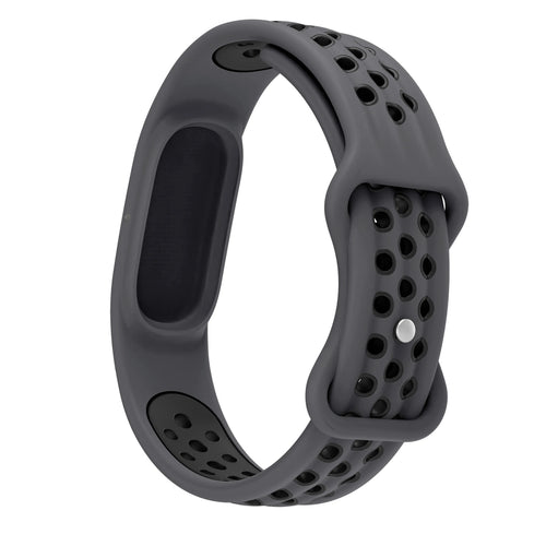 Silicone Sport Strap, dark grey/black