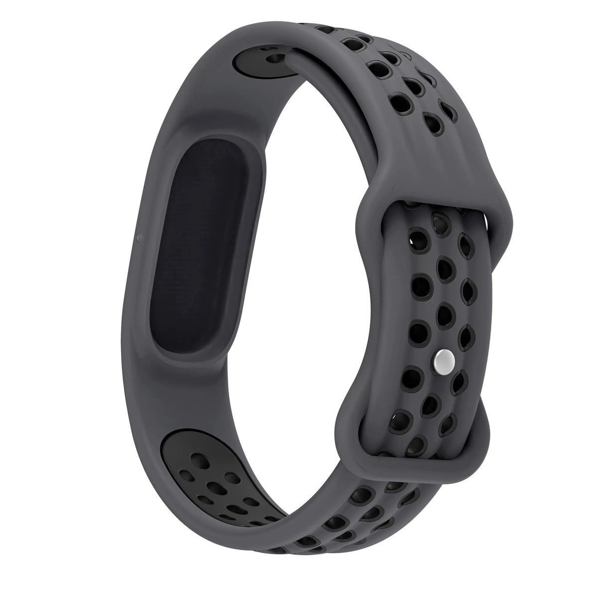 Silicone Sport Strap, dark grey/black