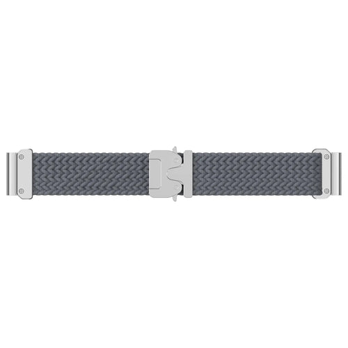 Garmin Epix Pro (Gen 2) 47mm gevlochten band met P-buckle (donkergrijs met zilver)
