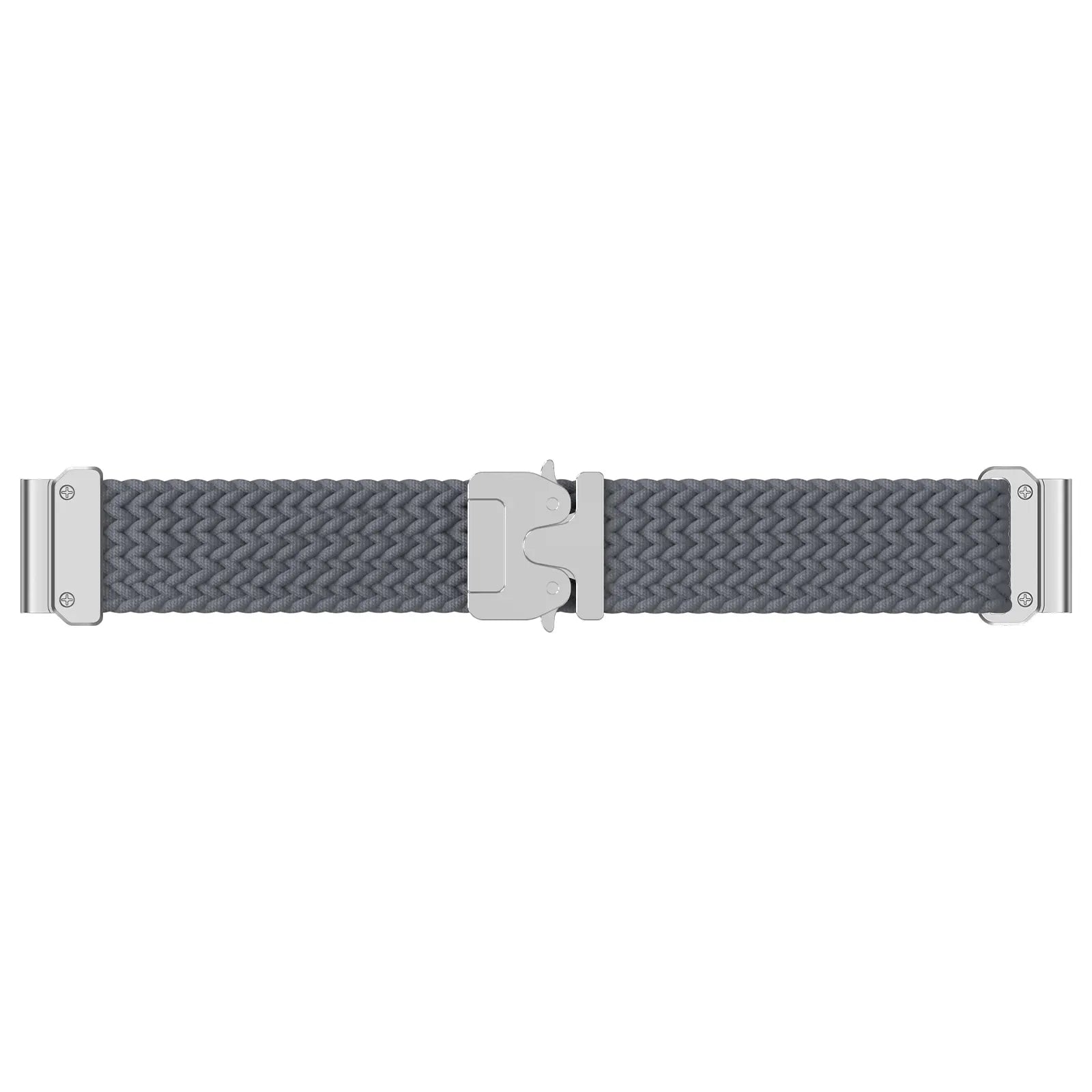 Garmin Epix Pro (Gen 2) 47mm gevlochten band met P-buckle (donkergrijs met zilver)