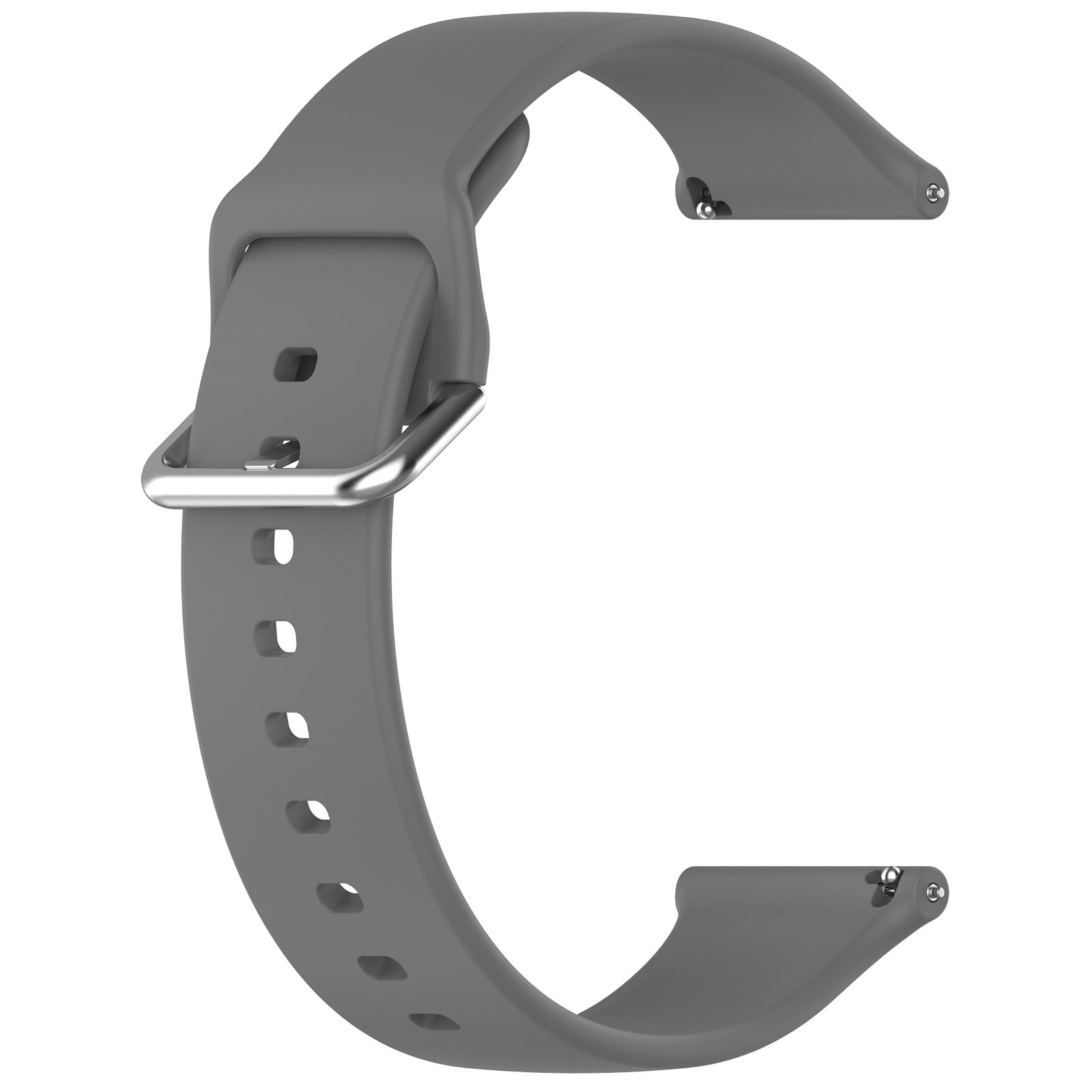 Coros Nomad Silicone Buckle Strap (Dark Grey)