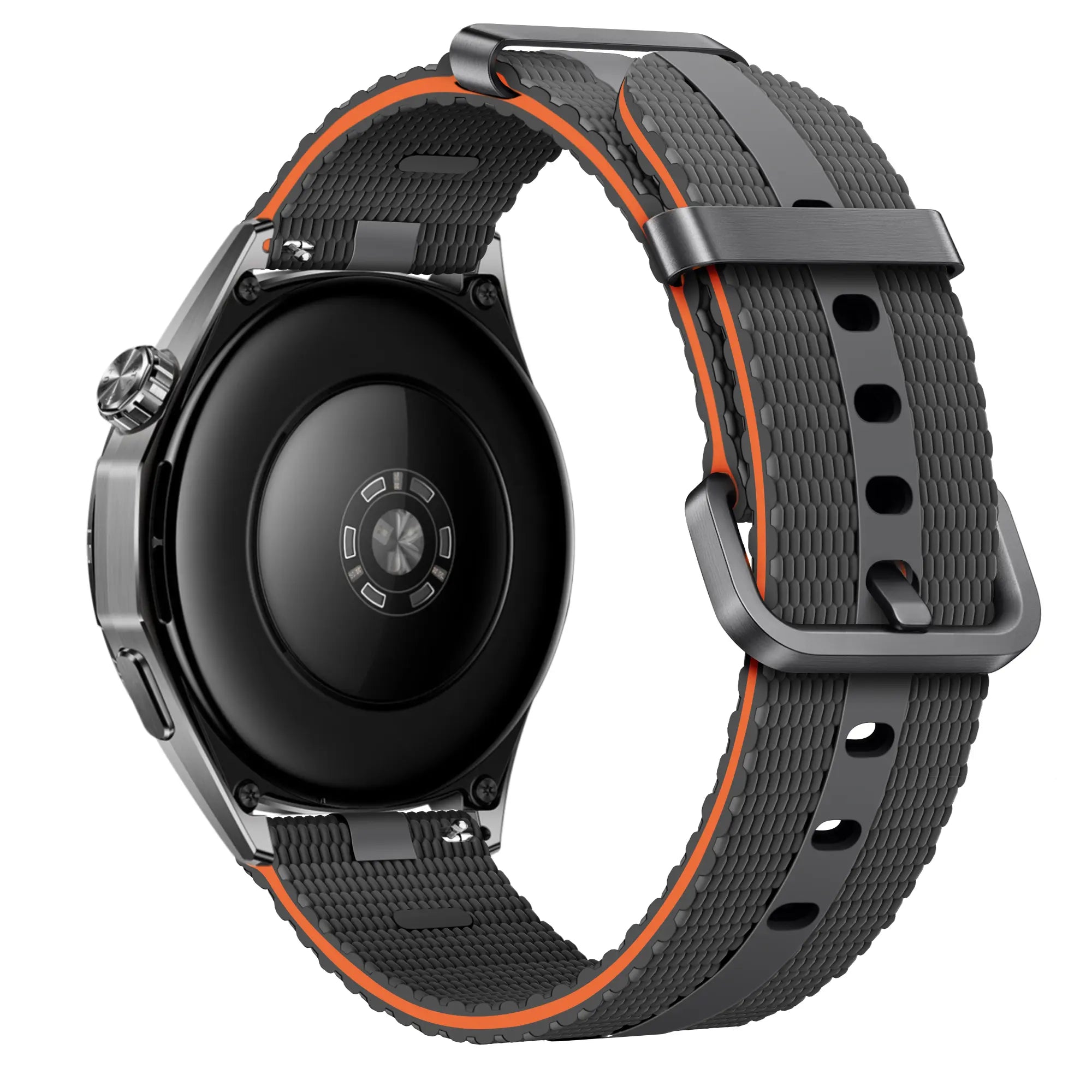 ICE Fit RT 3.0 - 36mm siliconen active band (donkergrijs/oranje)