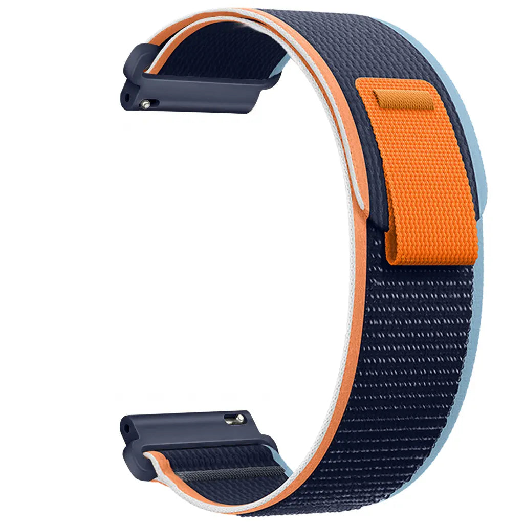Correa nylon trail Garmin Vivomove Sport (mezcla azul)