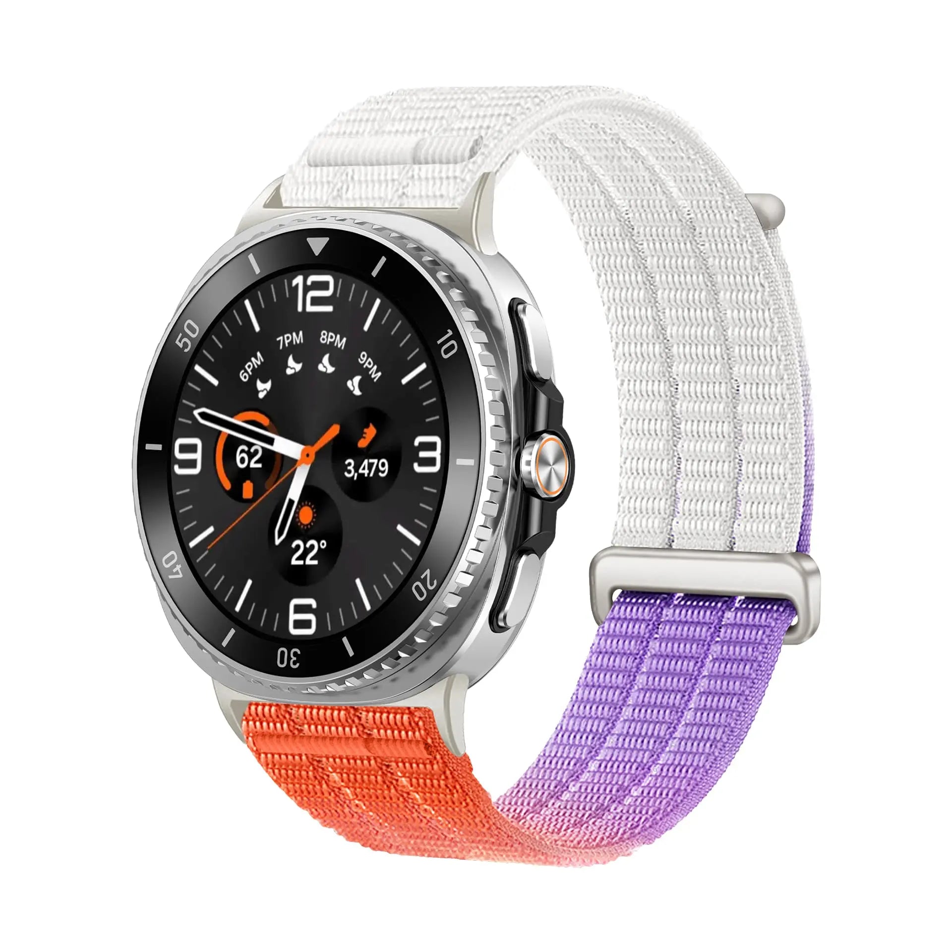 Samsung Galaxy Watch 9 - 40mm nylon air band (gradient oranje)